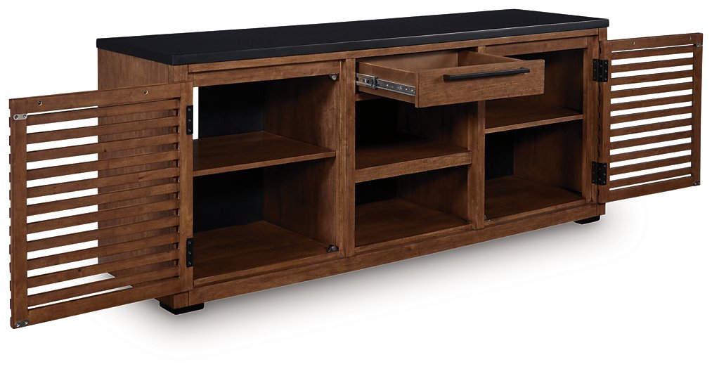 Kallari Credenza with Desk Return