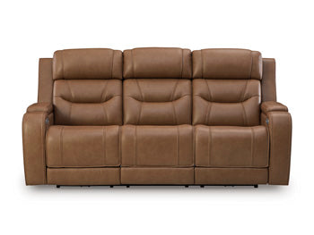 Knightington Power Reclining Sofa with Audio Seating