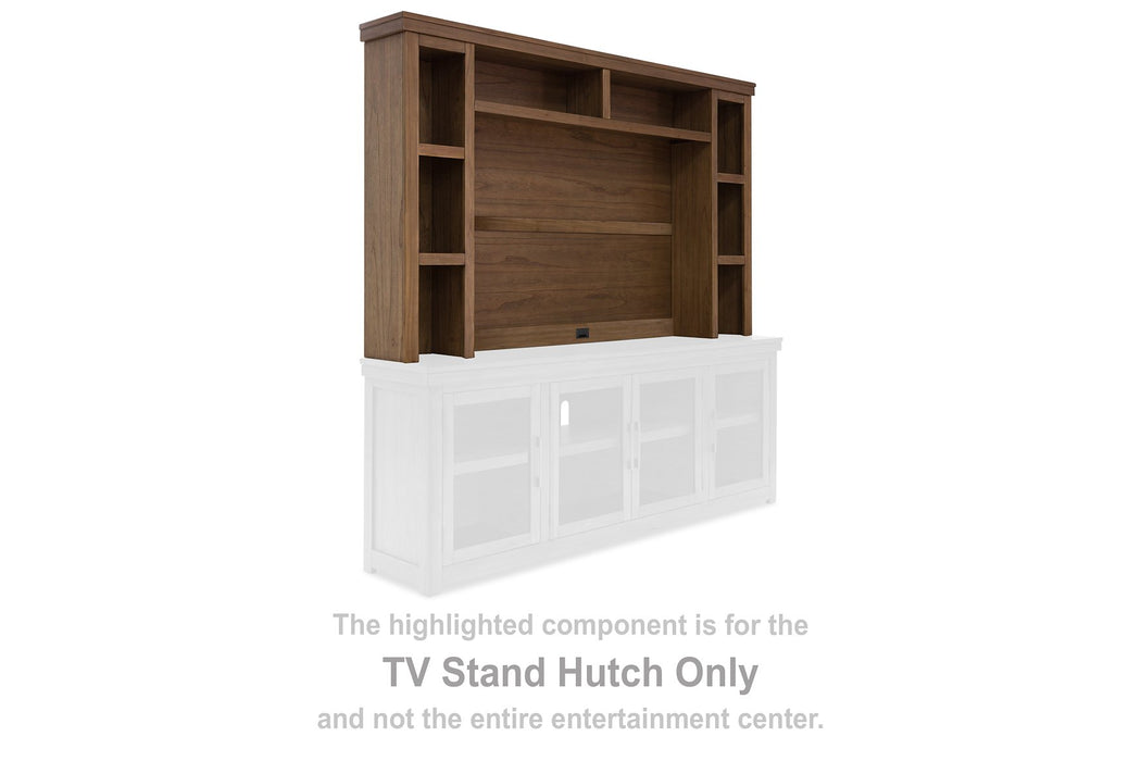 Boardernest 85" TV Stand with Hutch